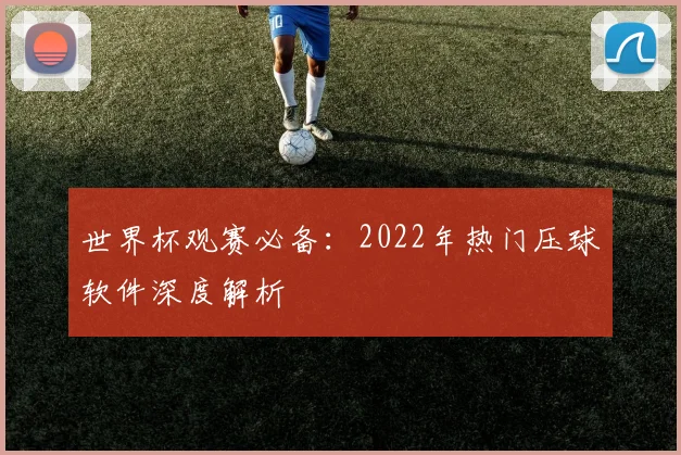 世界杯观赛必备：2022年热门压球软件深度解析