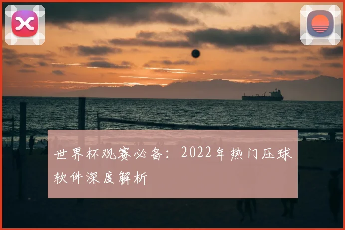 世界杯观赛必备：2022年热门压球软件深度解析